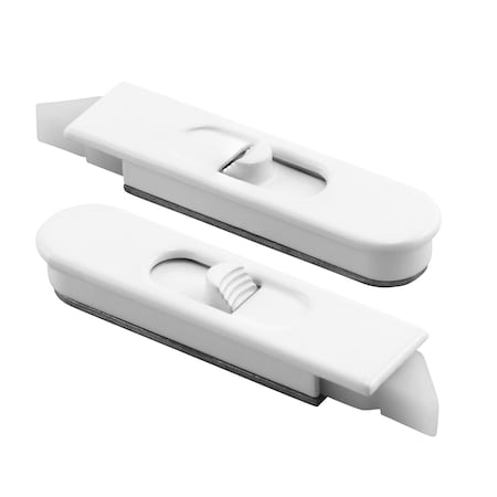 Prime-Line Window Tilt Latch, Plastic, For Thermal Industry Windows, White, Left & Right Hand Latches 1 Pair F 2936